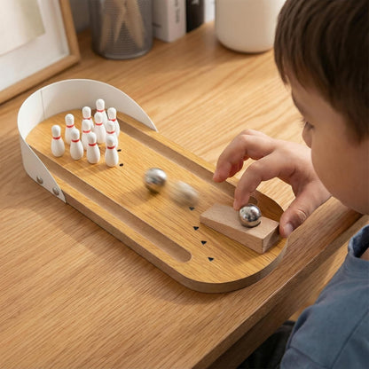 Mini Bowling Game Set - Exciting Indoor Tabletop Fun for All Ages, Perfect for Stress Relief and Group Play